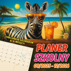 Planer rodzinny kalendarz wieloplanszowy 2025/26 wiszący na ścianę